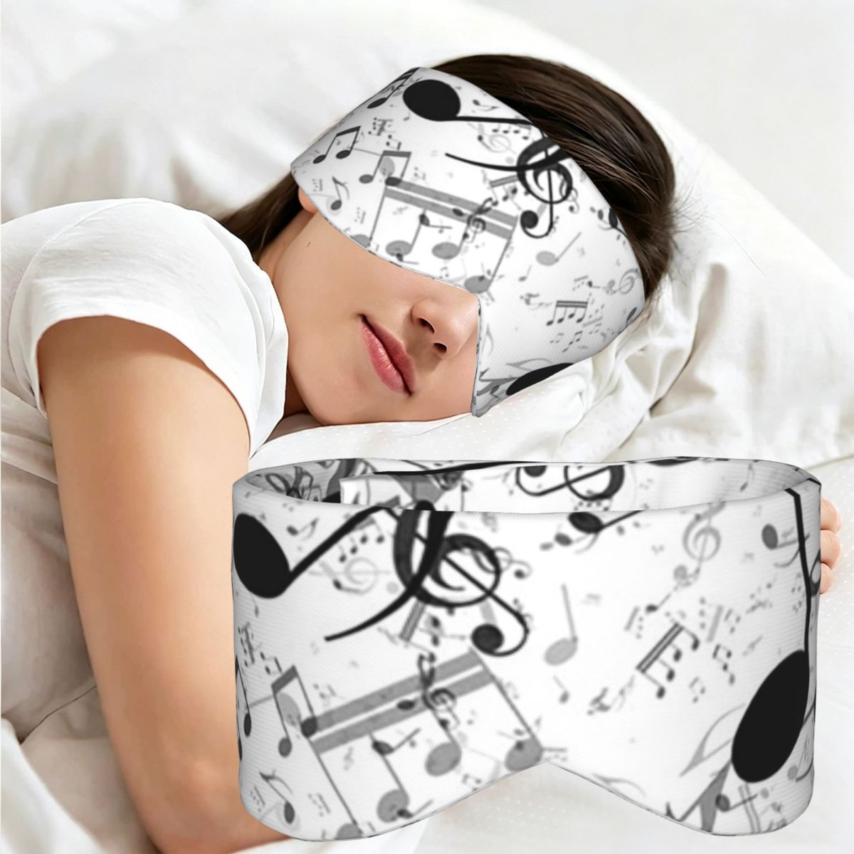 Music - Penutup Mata Tidur Motif Not Musik