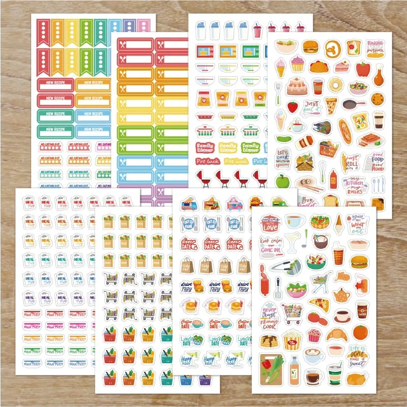 Stiker Perencanaan Makanan Sti - Stationery Books ulasan dan harga