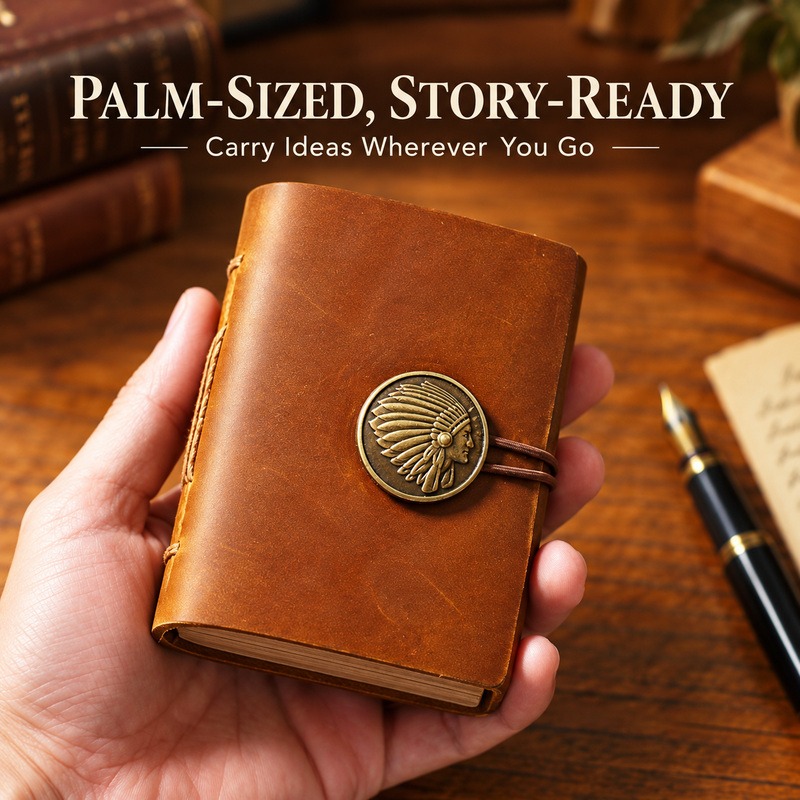 Buku Catatan Perjalanan Kulit  - Vintage Leather Journal Notebook ulasan dan harga