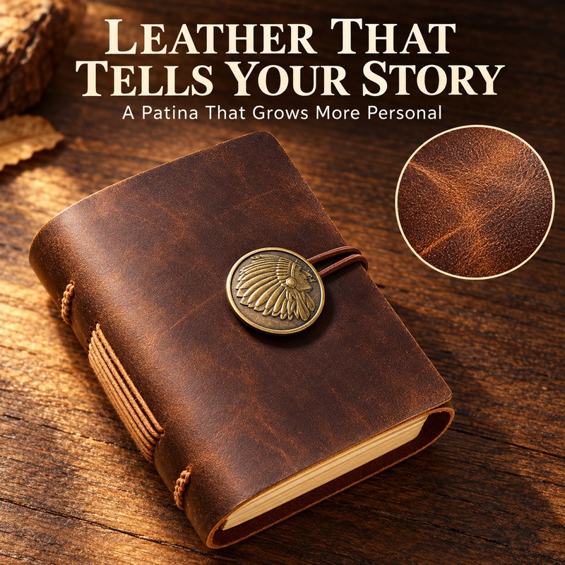 Buku Catatan Perjalanan Kulit  - Vintage Leather Journal Notebook ulasan dan harga