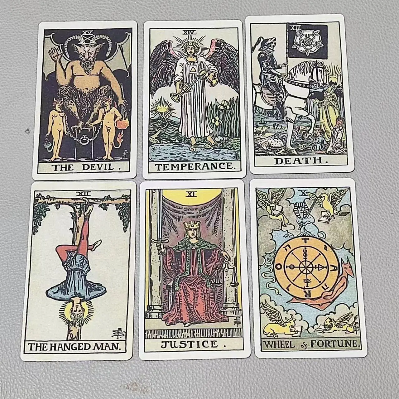 10.3*6cm klasik Tarot 78 kartu - Tarot Deck With Guidebook ulasan dan harga