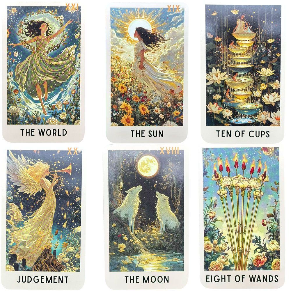 78 Kartu Tarot Bloom Enigmatic - Tarot Deck With Guidebook ulasan dan harga
