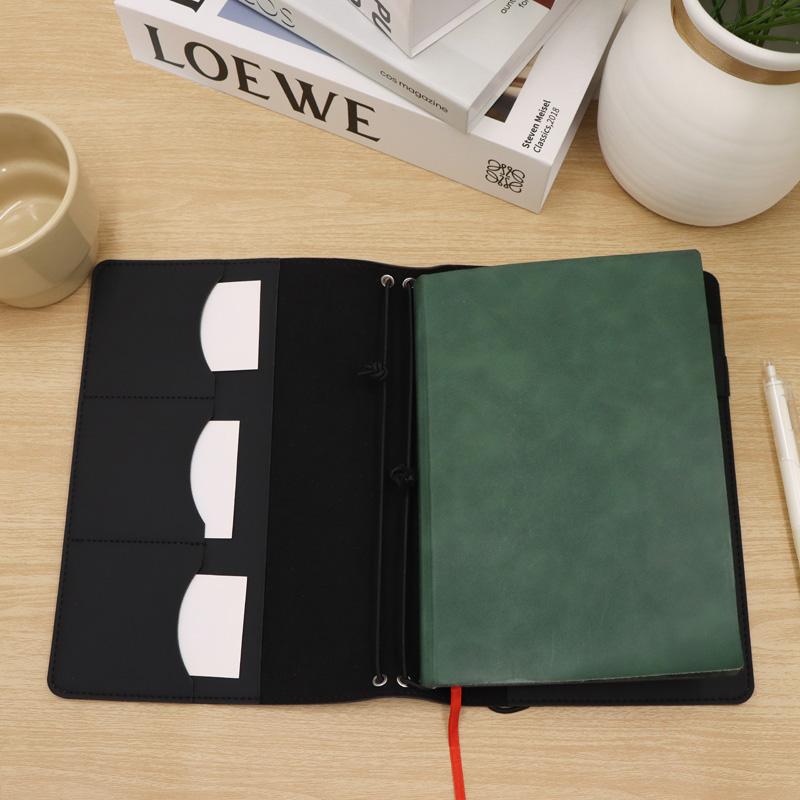 Binder Organizer Kulit Crazy H - Vintage Leather Journal Notebook ulasan dan harga